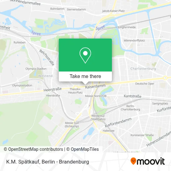 K.M. Spätkauf map