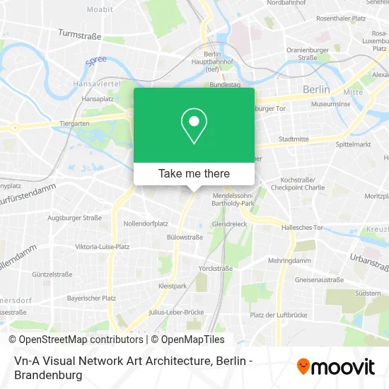 Vn-A Visual Network Art Architecture map