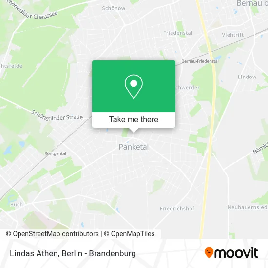 Lindas Athen map