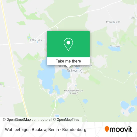Wohlbehagen Buckow map