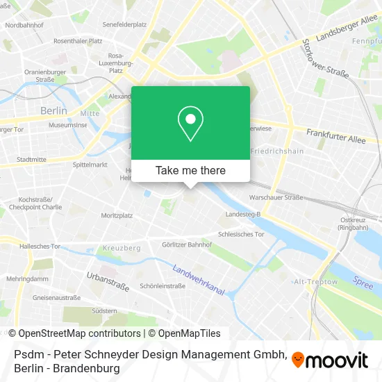 Psdm - Peter Schneyder Design Management Gmbh map