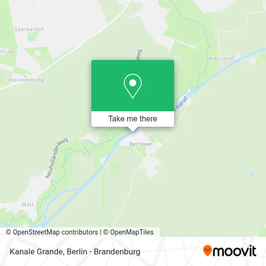 Kanale Grande map
