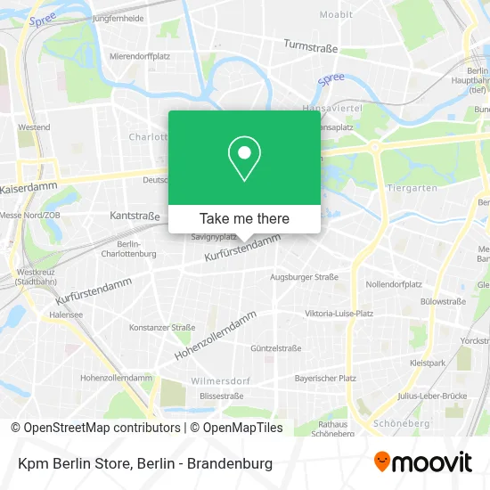 Kpm Berlin Store map