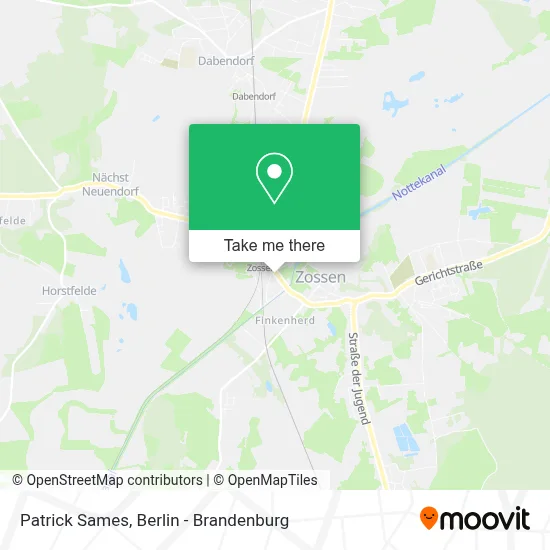 Patrick Sames map