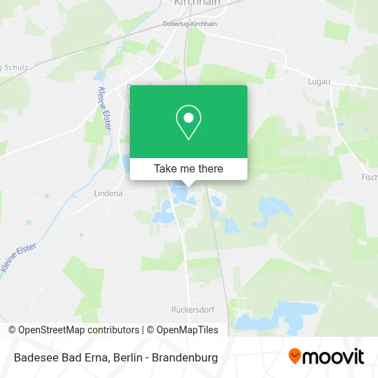 Badesee Bad Erna map