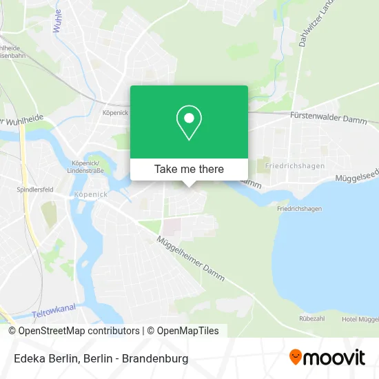 Edeka Berlin map