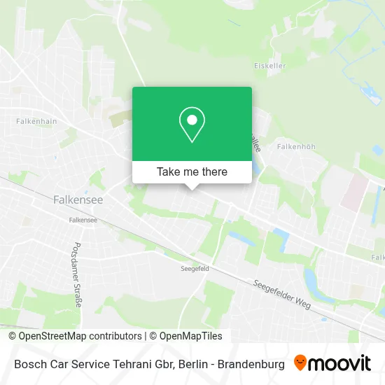 Bosch Car Service Tehrani Gbr map