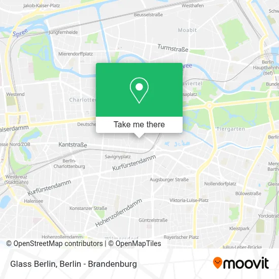 Glass Berlin map