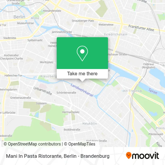 Mani In Pasta Ristorante map