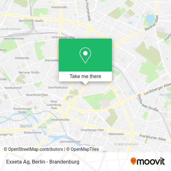 Exxeta Ag map