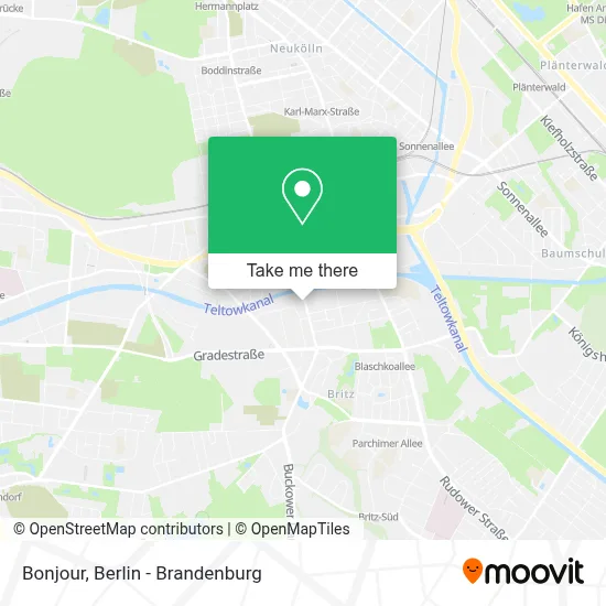 Bonjour map