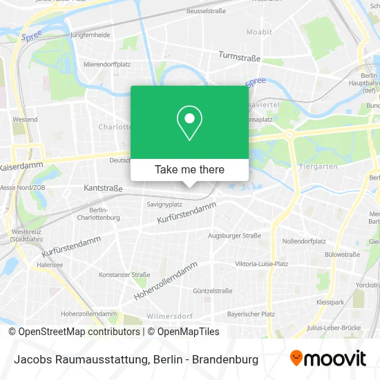 Jacobs Raumausstattung map