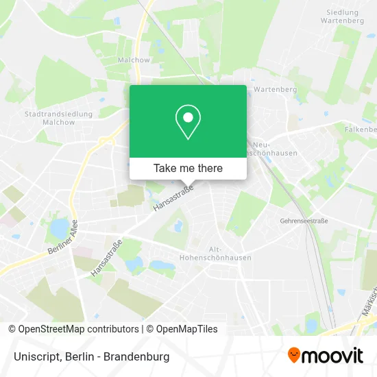 Uniscript map
