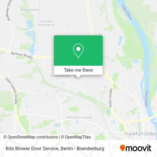 Bds Blower Door Service map