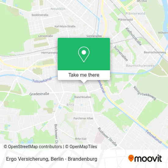 Ergo Versicherung map