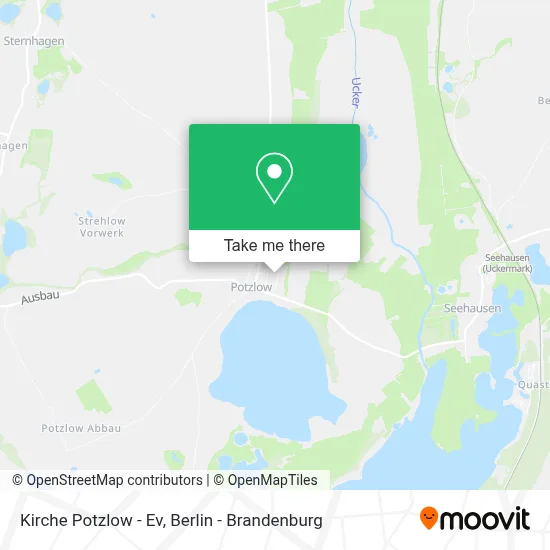 Kirche Potzlow - Ev map