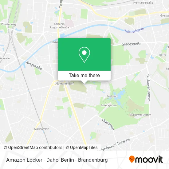 Amazon Locker - Daho map