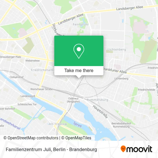 Familienzentrum Juli map