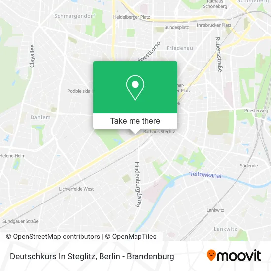 Deutschkurs In Steglitz map