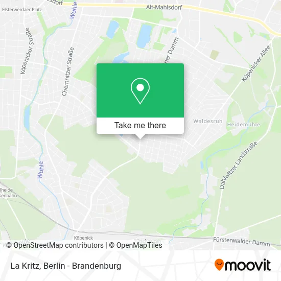 La Kritz map