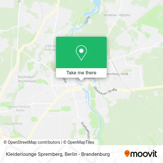 Kleiderlounge Spremberg map