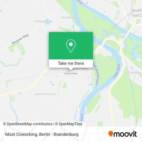 Most Coworking map