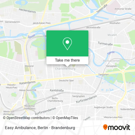 Easy Ambulance map