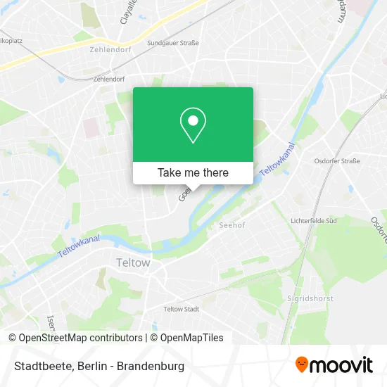 Stadtbeete map