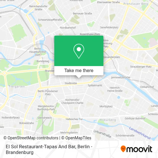 El Sol Restaurant-Tapas And Bar map