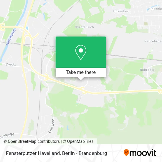 Fensterputzer Havelland map
