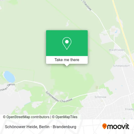 Schönower Heide map