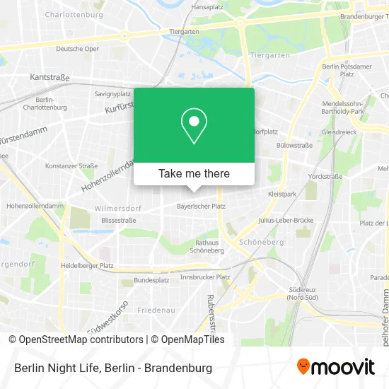 Berlin Night Life map