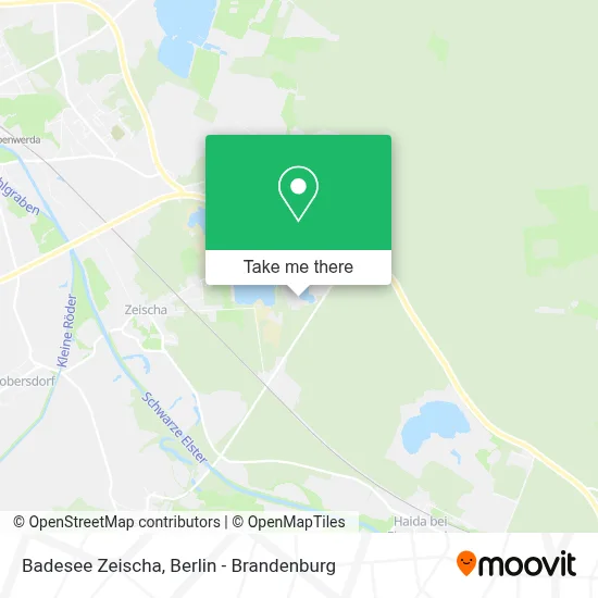 Badesee Zeischa map