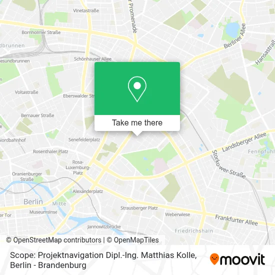 Scope: Projektnavigation Dipl.-Ing. Matthias Kolle map