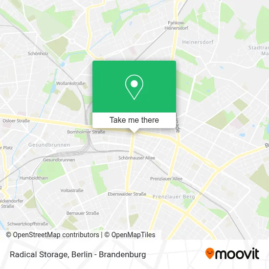 Radical Storage map