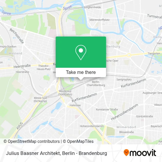 Julius Baasner Architekt map