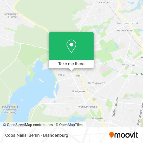 Côba Nails map