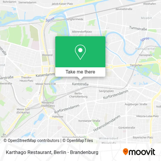 Karthago Restaurant map