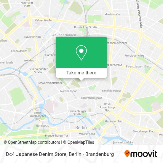 Dc4 Japanese Denim Store map