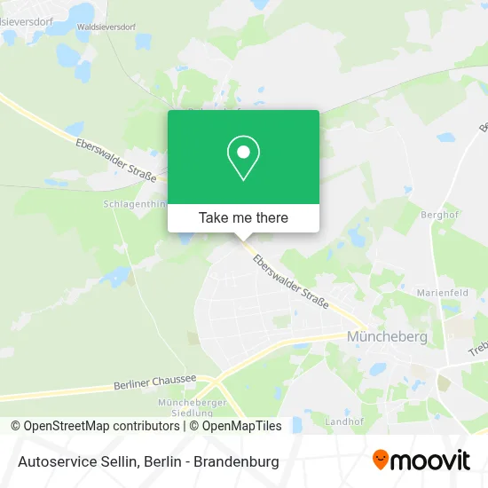 Autoservice Sellin map