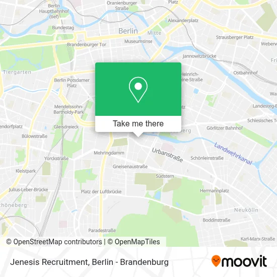 Jenesis Recruitment map