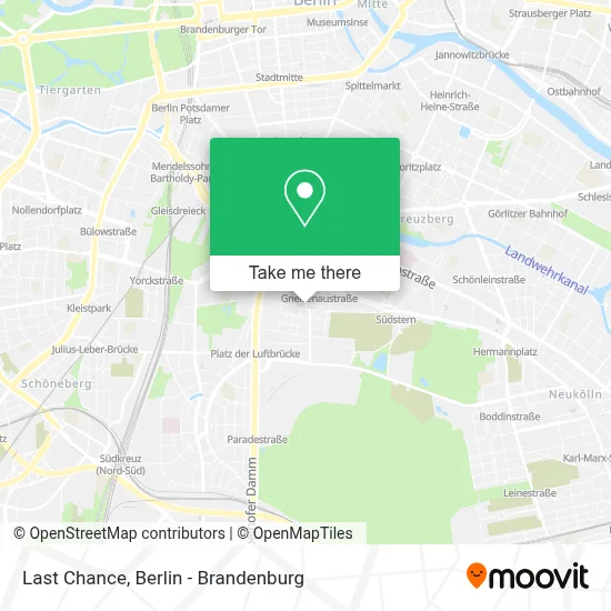 Last Chance map