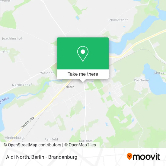 Aldi Nord map