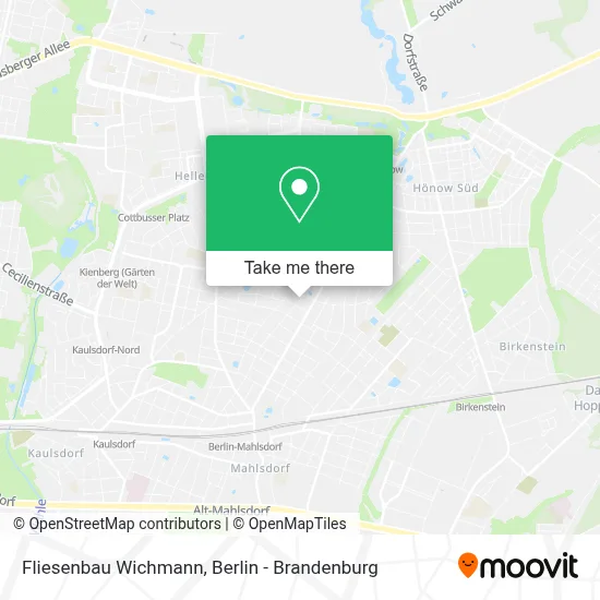 Fliesenbau Wichmann map