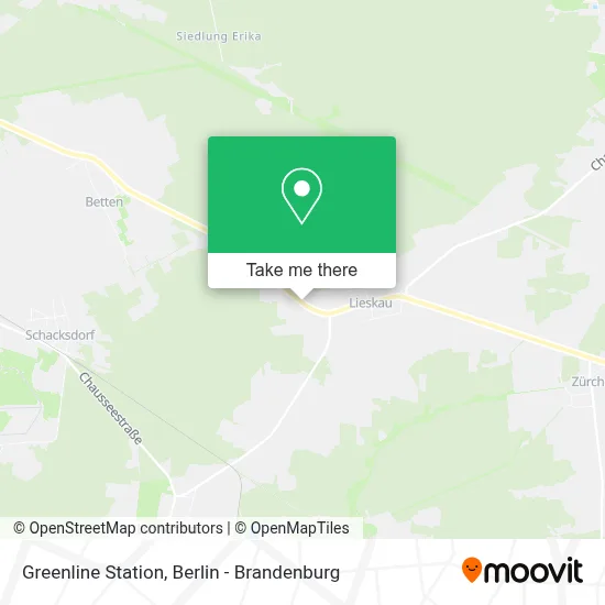 Greenline Station map