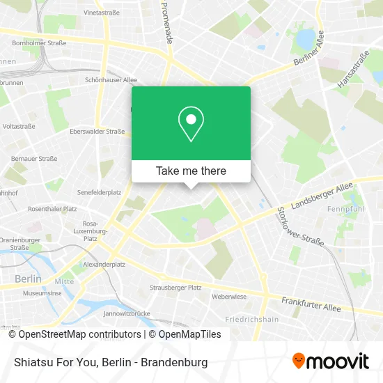 Shiatsu For You map