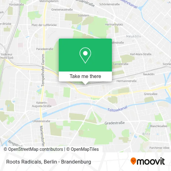 Roots Radicals map
