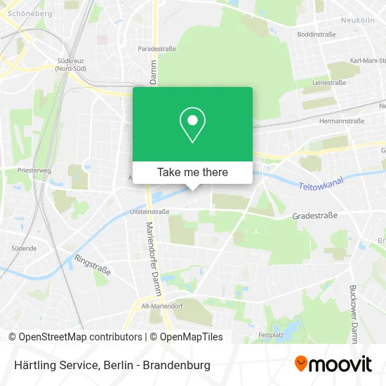 Härtling Service map