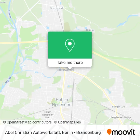 Abel Christian Autowerkstatt map