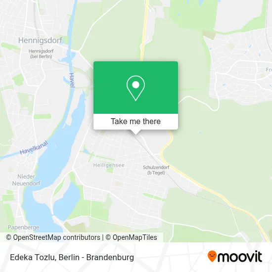 Edeka Tozlu map